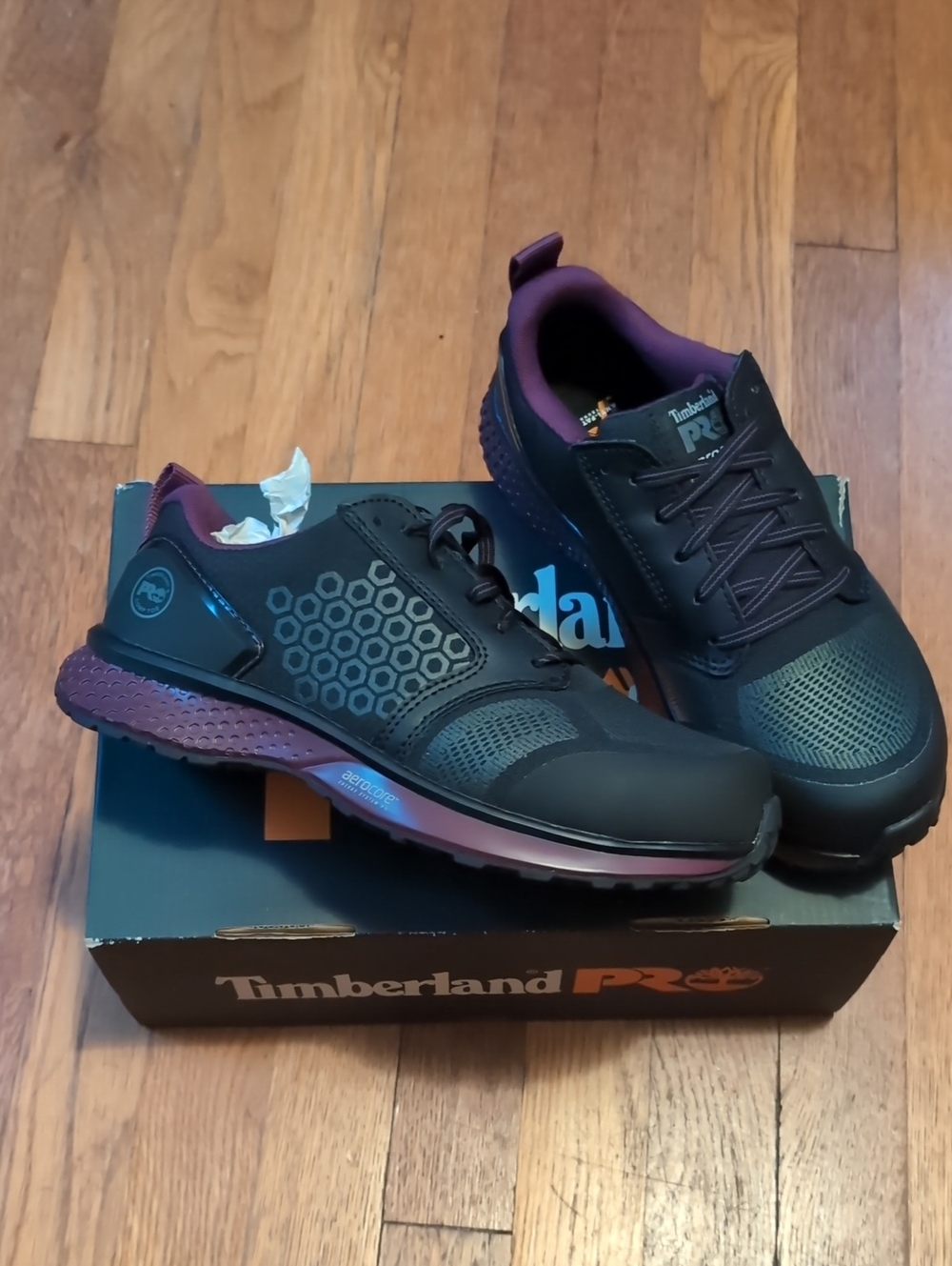 TIMBERLAND REAXION COMPOSITE SAFETY TOE WOMEN SHOES SIZE 7